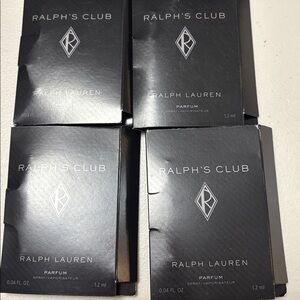 New 4 Ralph’s Club Men’s Ralph Lauren Parfum Perfume Cologne 4 Samples 0.04 each